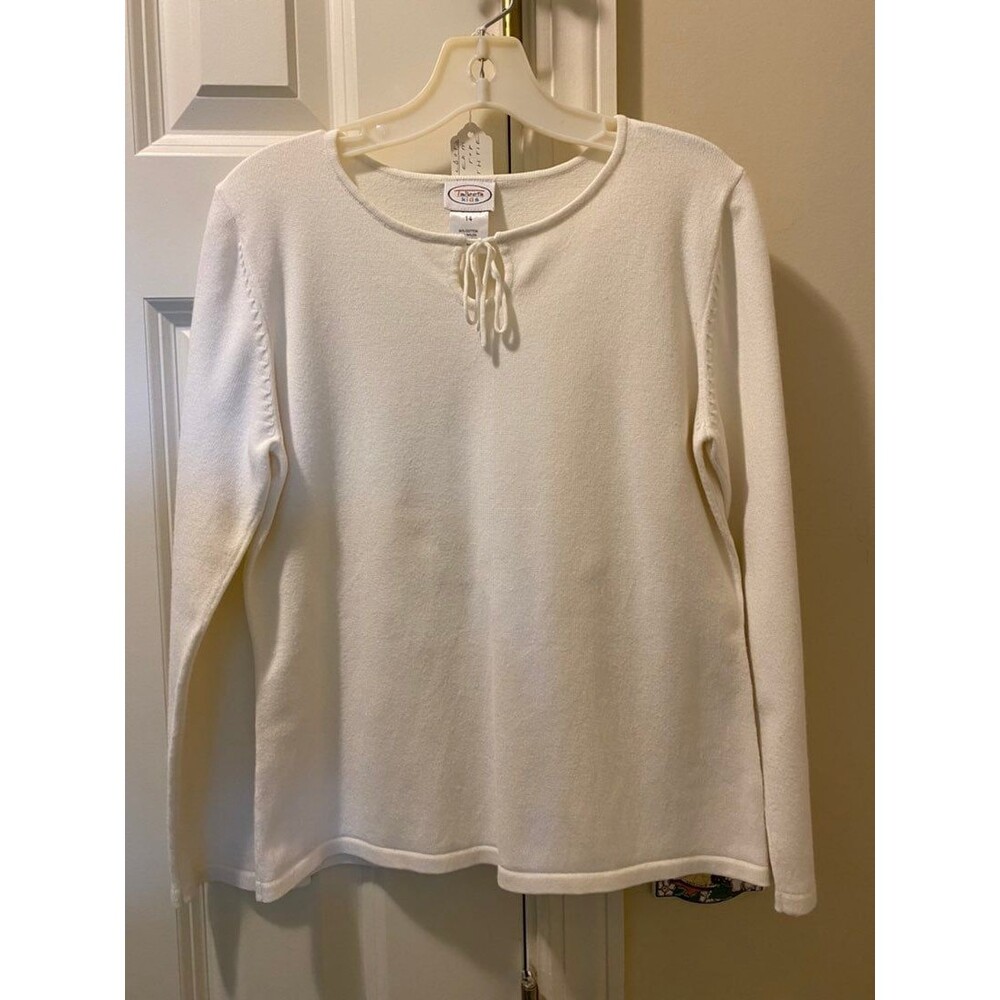 Talbots Girls Ivory Sweater